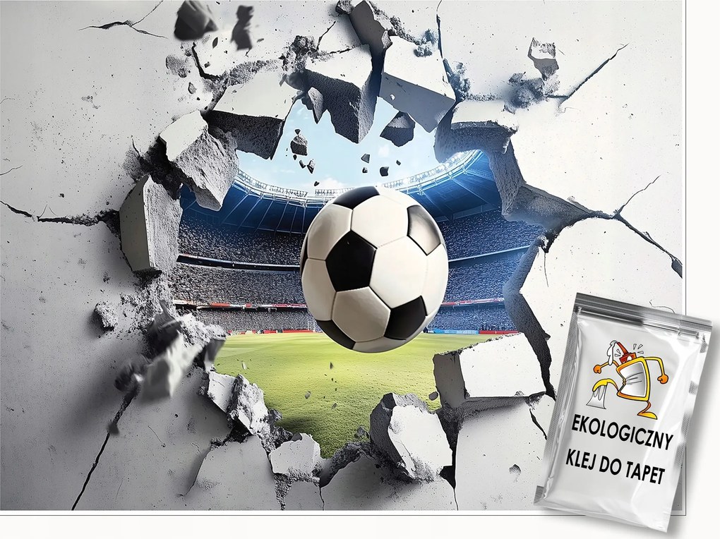 Fotótapéta Ifjúsági Gyerekeknek Labda 3D Sport Tapéta Flizelina 200x140