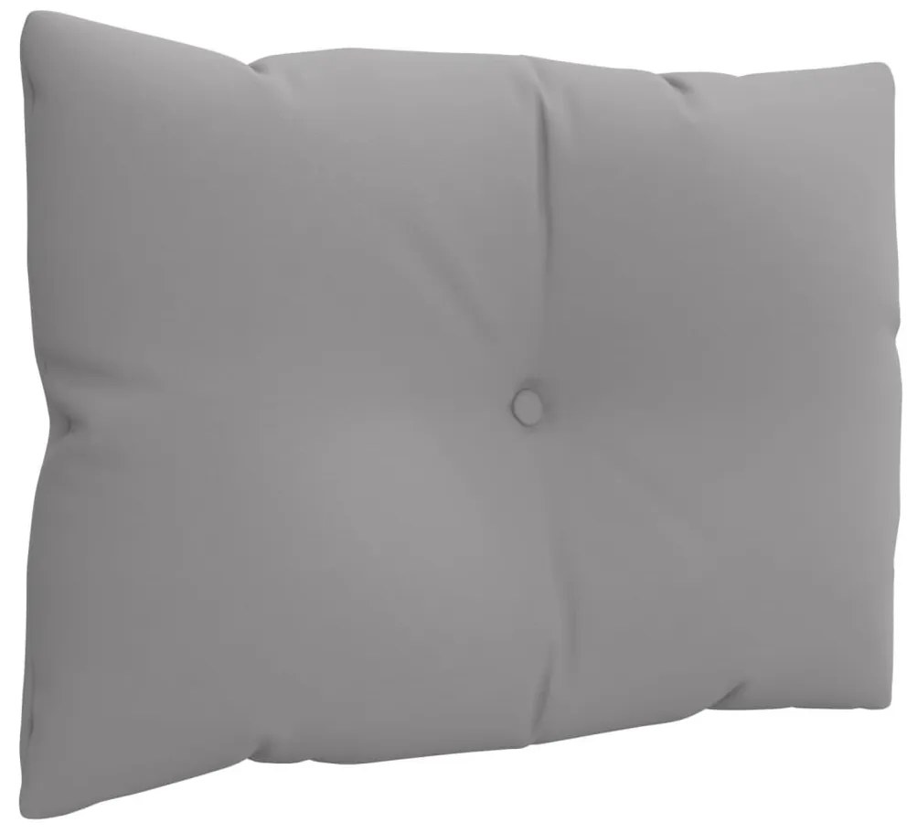 3 db szürke szövet raklappárna