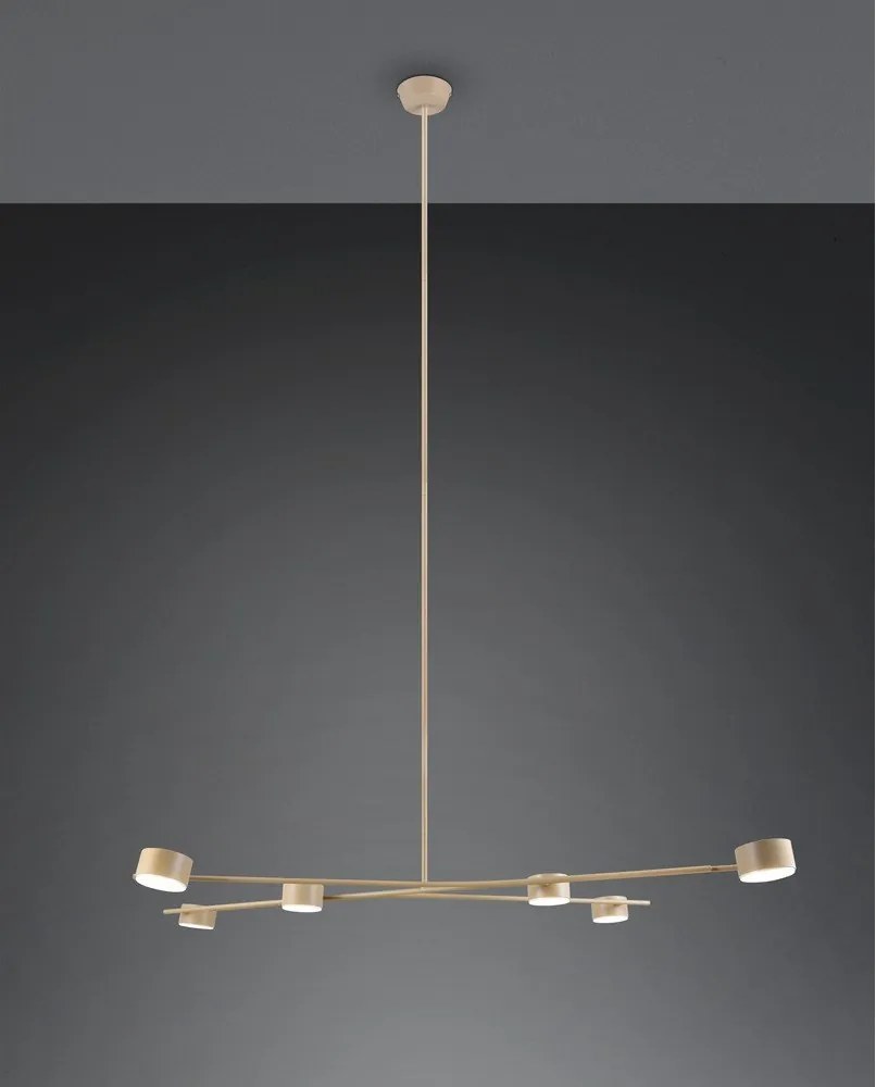 Bézs fém függőlámpa Coda – Trio Select