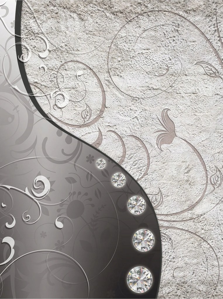 Fotótapéta Virágok Modern Absztrakt Geometria Elegancia 206x275 +ragasztó