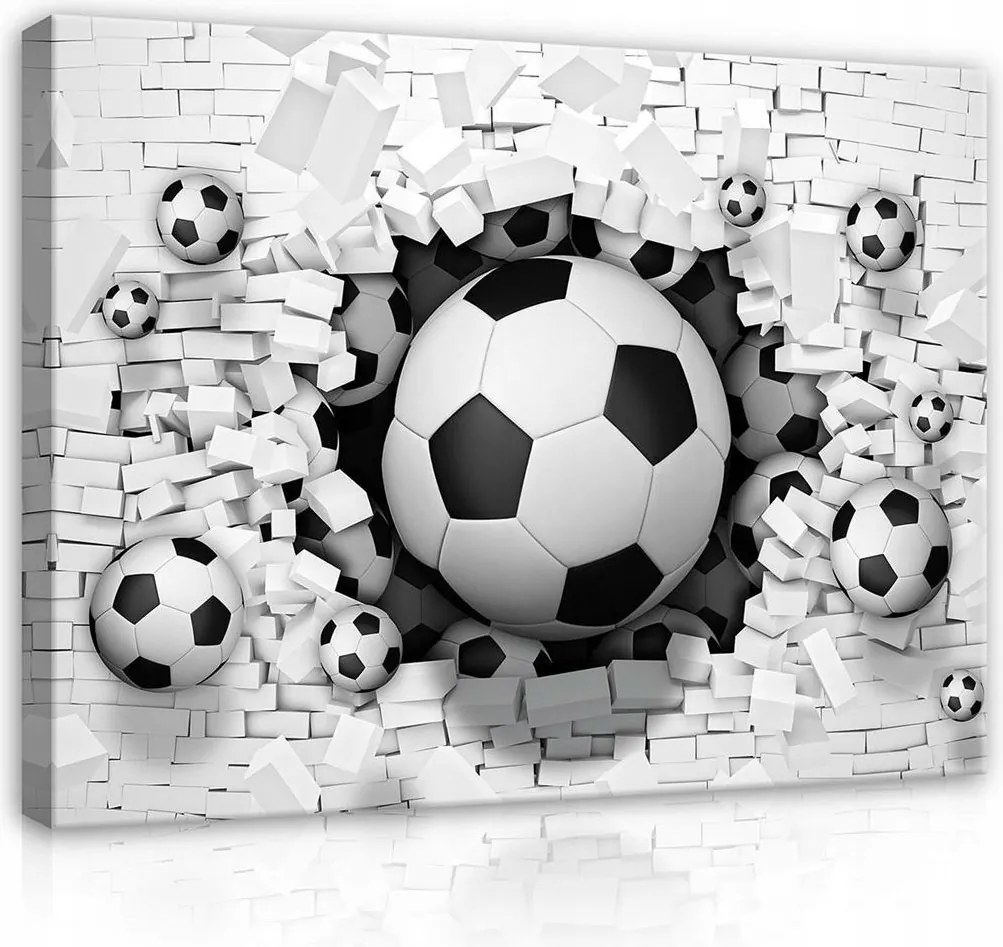 Gyerekszoba Vászonkép Fiú Ifjúsági Labdarúgás 100x70