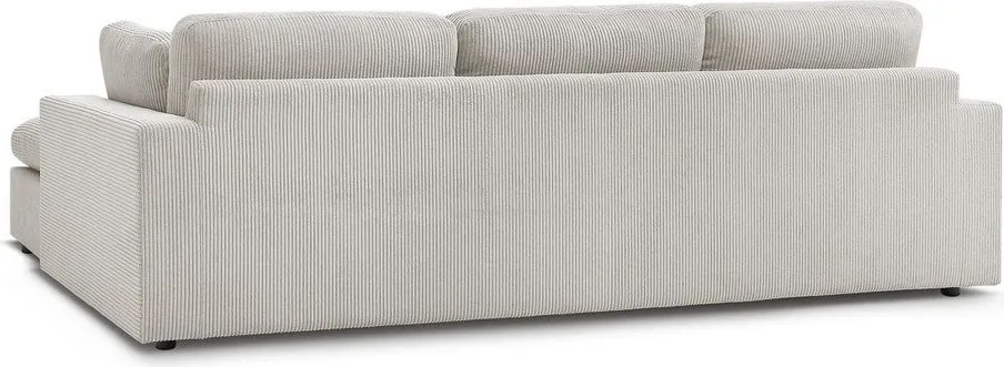 Bézs kordbársony sarokkanapé Belair – Bobochic Paris