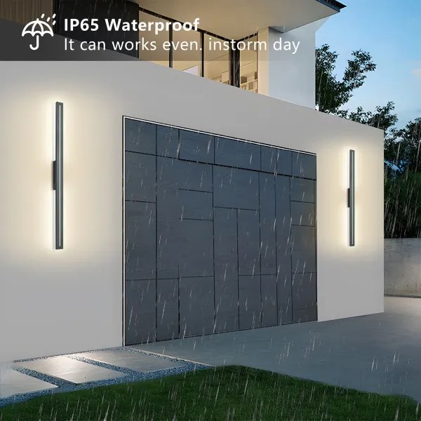 Brilagi - LED kültéri fali lámpatest LINEO LED/24W/230V 4000K IP65 antracit