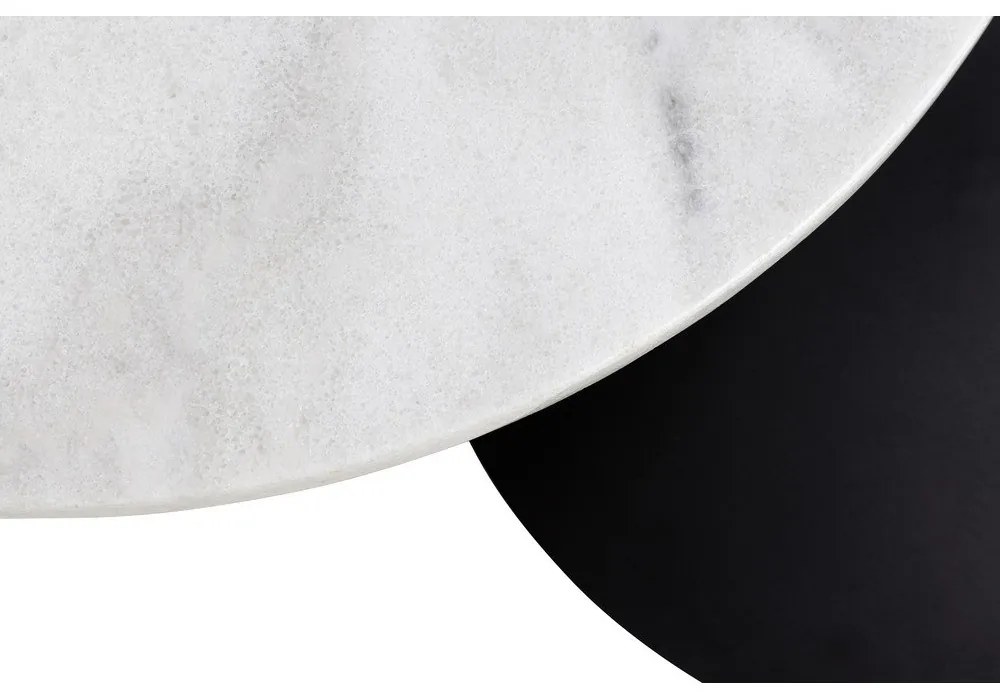 Fehér kerek dohányzóasztal ø 60 cm Lahti – Actona