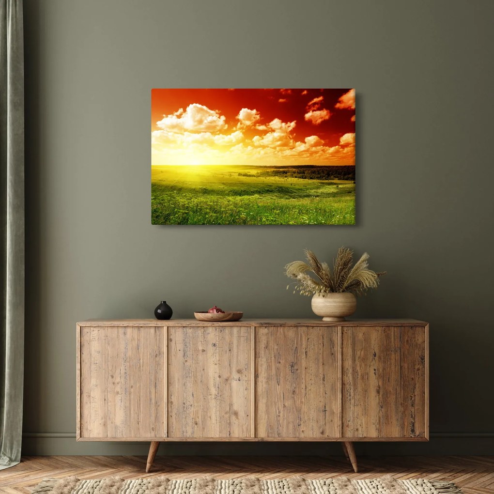 Nyári rét képe (90x60 cm)