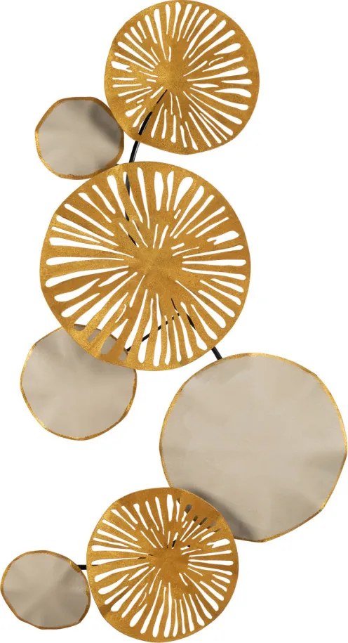 Astrid fém fali dekoráció, 79×35 cm – CH102-3