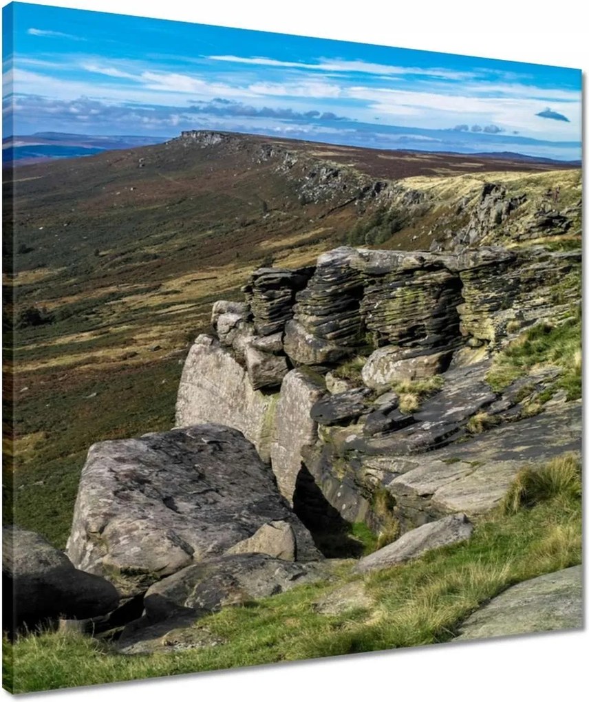 Vászonkép 50x50 Hegyi kilátás