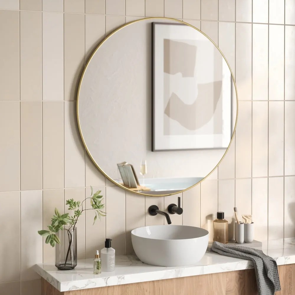 Fali tükör ø 86 cm Hubba – Umbra