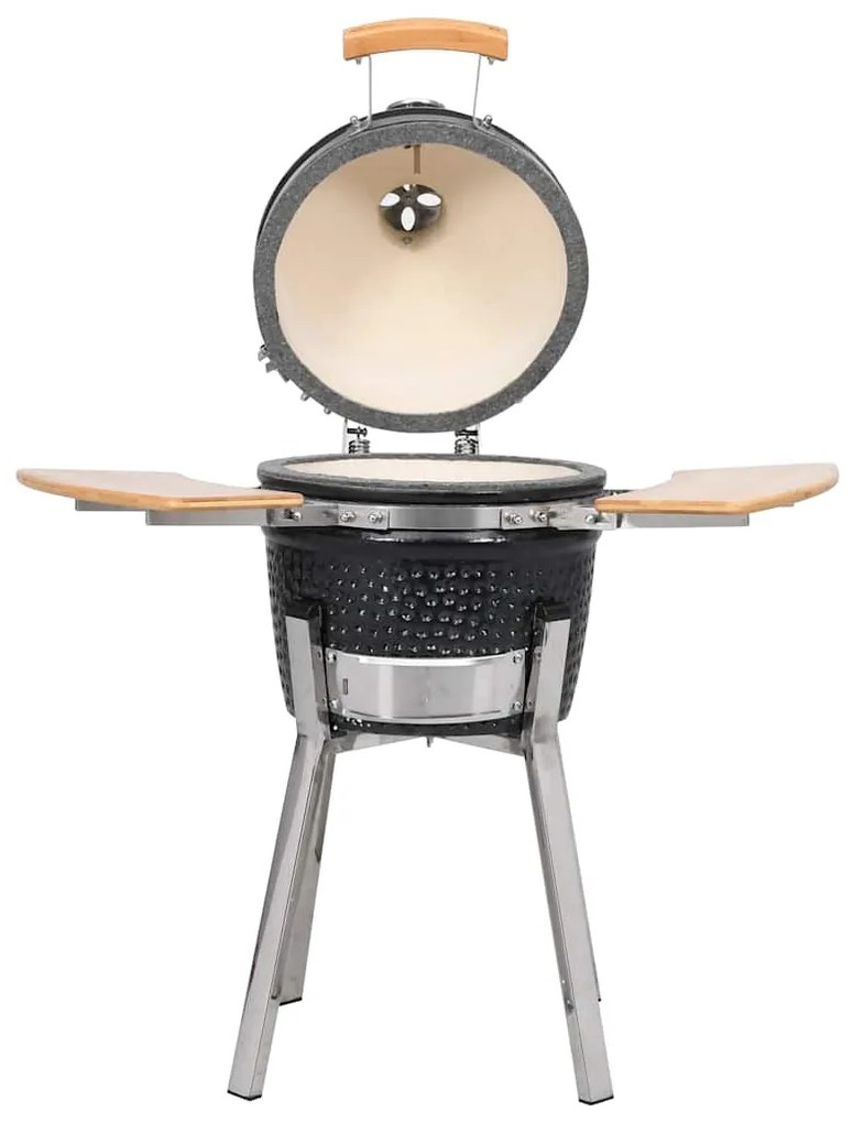 vidaXL Kamado Barbecue kerámia grill füstölő 81 cm