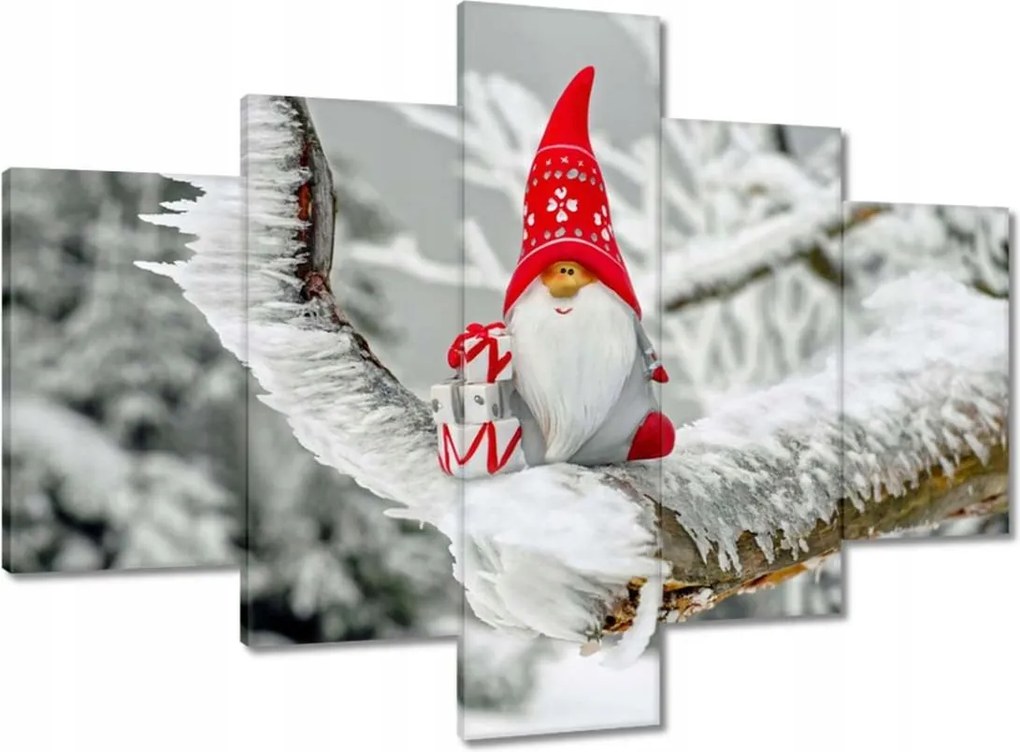 Vászonkép 100x70 Mikulás