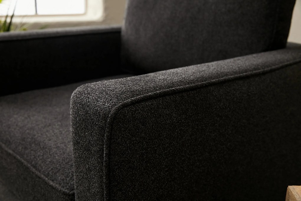Fotel Berlin - Antracit, Arany