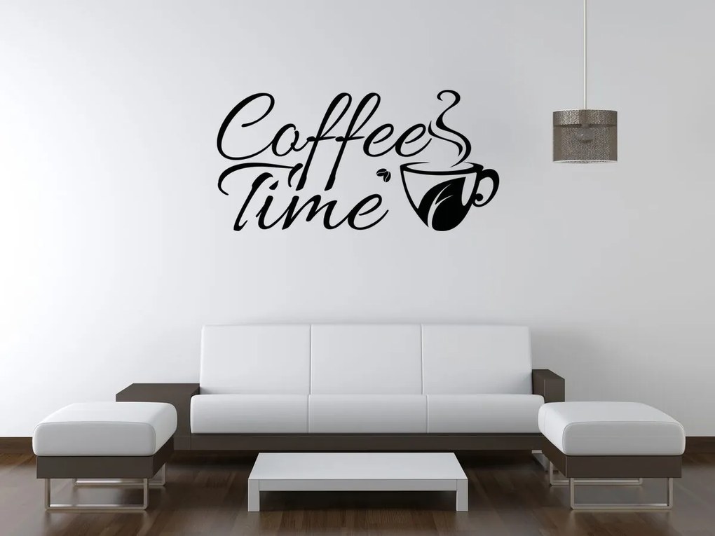 Gario Falmatrica Coffee Time Szín: Fekete-Matt, Méret: 100 x 50 cm