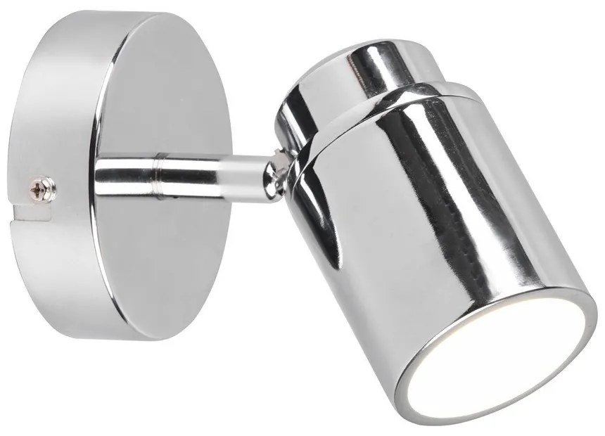 Fényes ezüstszínű fém spotlámpa 10x9 cm Angelo – Trio