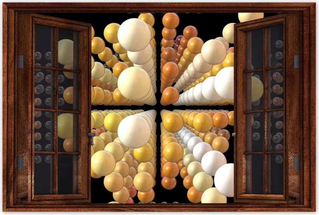 Poszterek 120x80 Narancssárga absztrakt