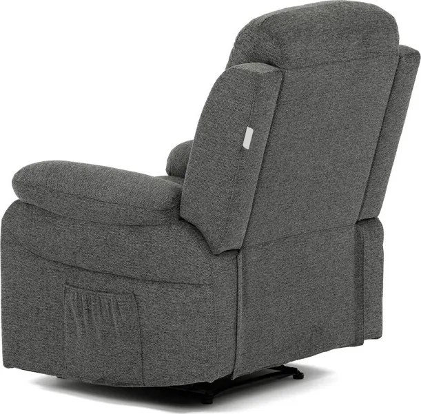 Dönthető fotel szürke, szövet anyag TV-4086 GREY2