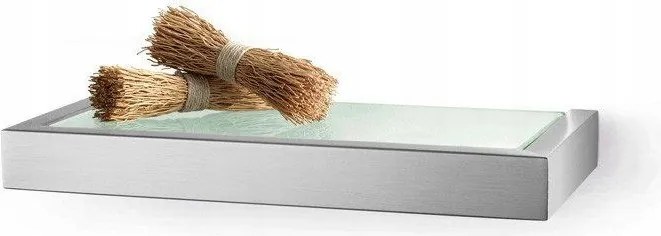 Zack Linea Fürdőszoba polc 26 cm matt acél