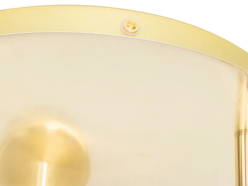 Modern fürdőszoba spotlámpa sárgarézzel 3-lámpás IP44 - Ducha