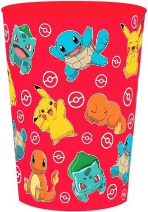 Pokémon Red műanyag pohár 250 ml
