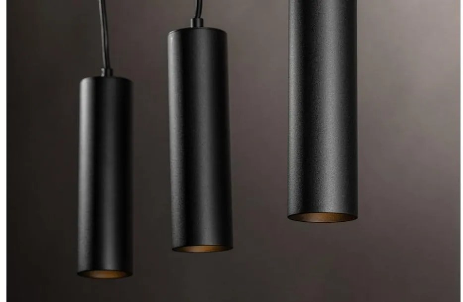 Lámpa Mennyezeti lámpatest TRESOS II, 3xGU10, aluminum, IP20, max. 3x20W, fekete