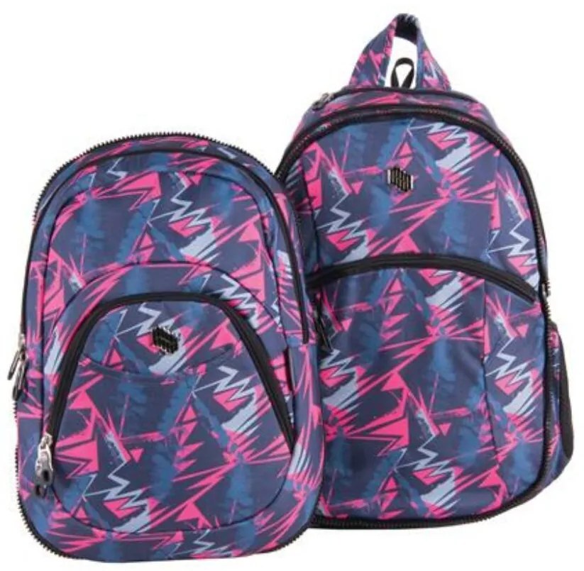 Hátizsák, 2in1, notebook tartóval és audió csatlakozóval, PULSE Teens Pink Ice (PLS122057L)