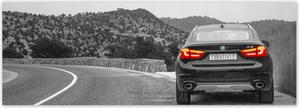 Fotótapéta 624x219 Bmw fekete X6
