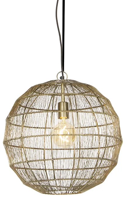 Modern függőlámpa sárgarézből 42 cm - Bolti