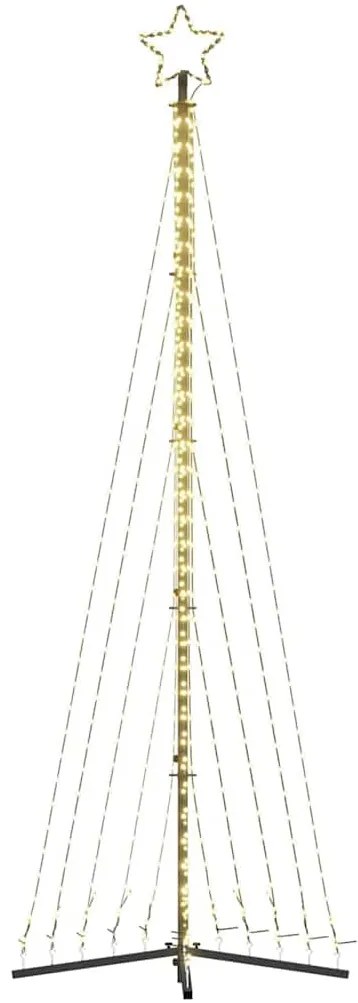 meleg fehér LED karácsonyfa 495 LED 300,5 cm