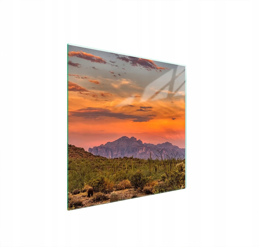 Üveg Tűzhelyvédő Főzőlap 50x52 Hegyek Edzett Üveg