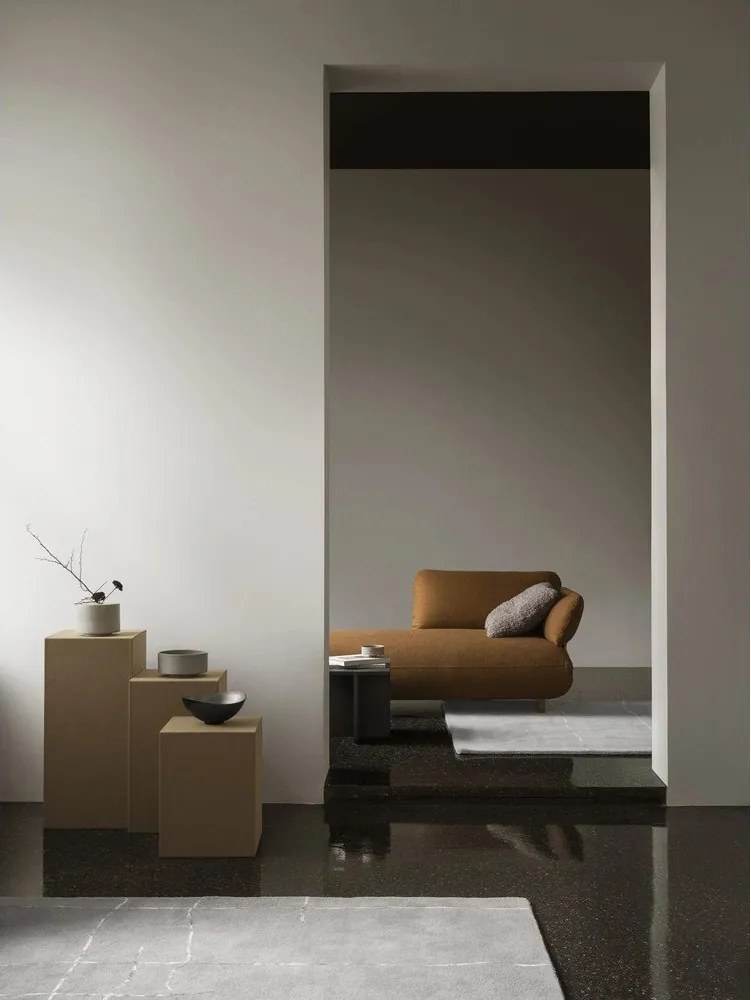 Műbőr-karton virágtartó állvány (magasság 76 cm) Sahla – Blomus