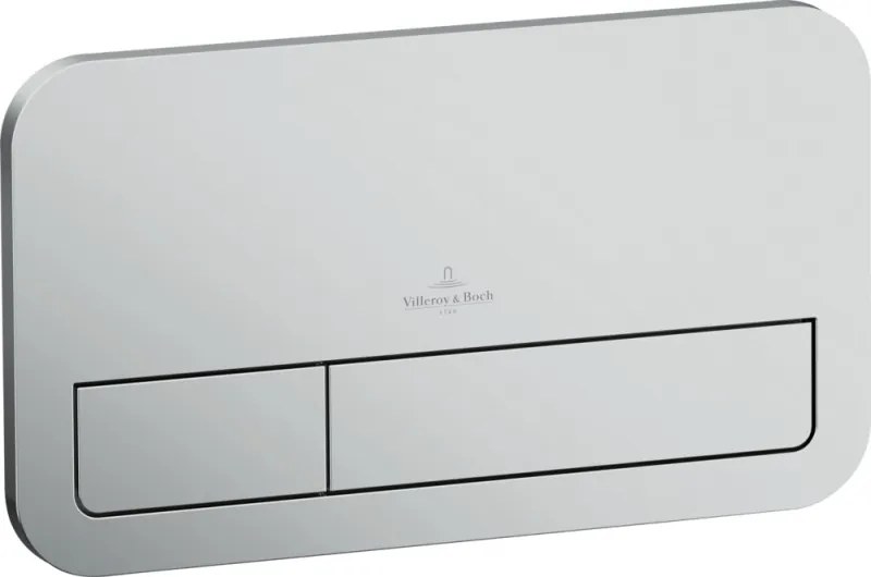 VILLEROY ViConnect WC-nyomólap, 2 vízmennyiség, matt króm