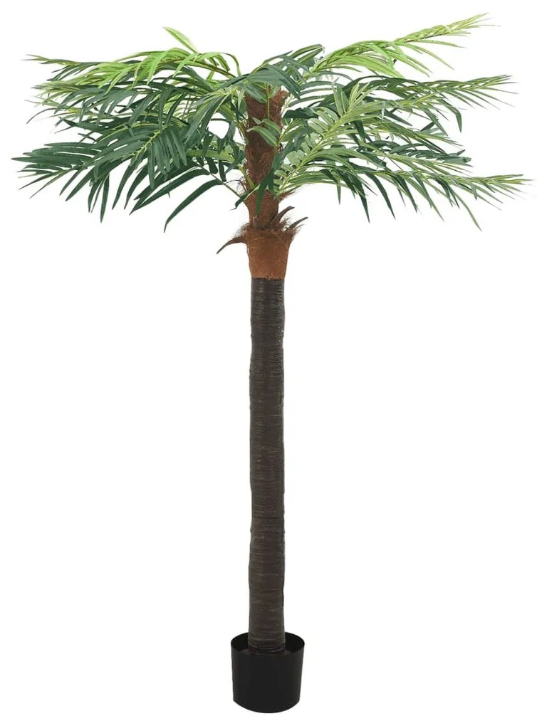 zöld cserepes műdatolyapálma 215 cm