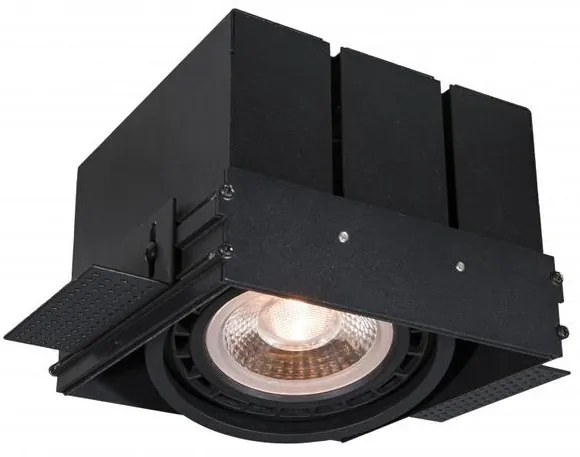 Lámpa Mennyezeti lámpatest Milo,4731,AC220-240V, 50/60 Hz, 1* GU10, ES111,IP 20, süllyesztett, keret nélküli, fekete