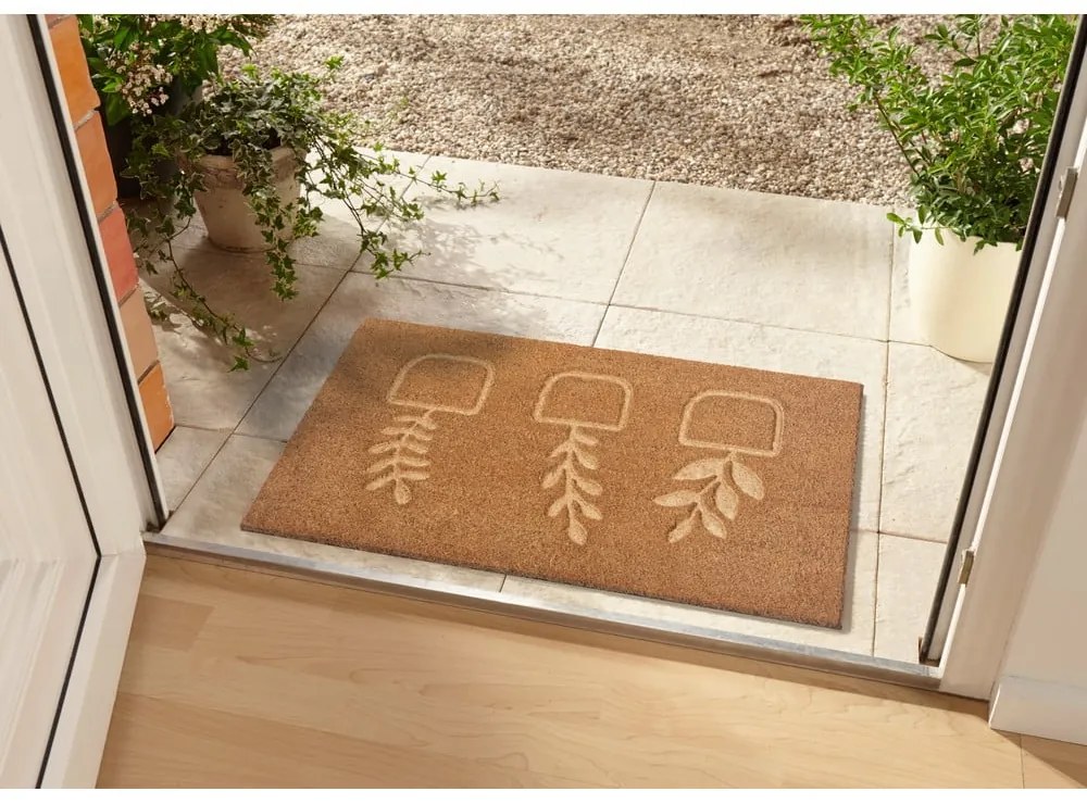 Kókuszrost lábtörlő 75x45 cm Flowerpot - Hanse Home