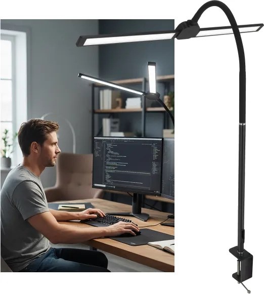 Brilagi - dimmelhető LED-es asztali lámpa USB VARIO LED/14W/5V 3000-6000K fekete
