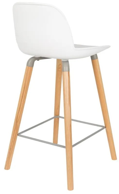Alber Kuip 2 db fehér bárszék, ülésmagasság 65 cm - Zuiver