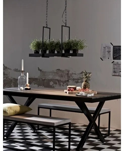 Markslöjd 105780 - LED Dimmelhető csillár TRAY 3xLED/3W/230V fekete