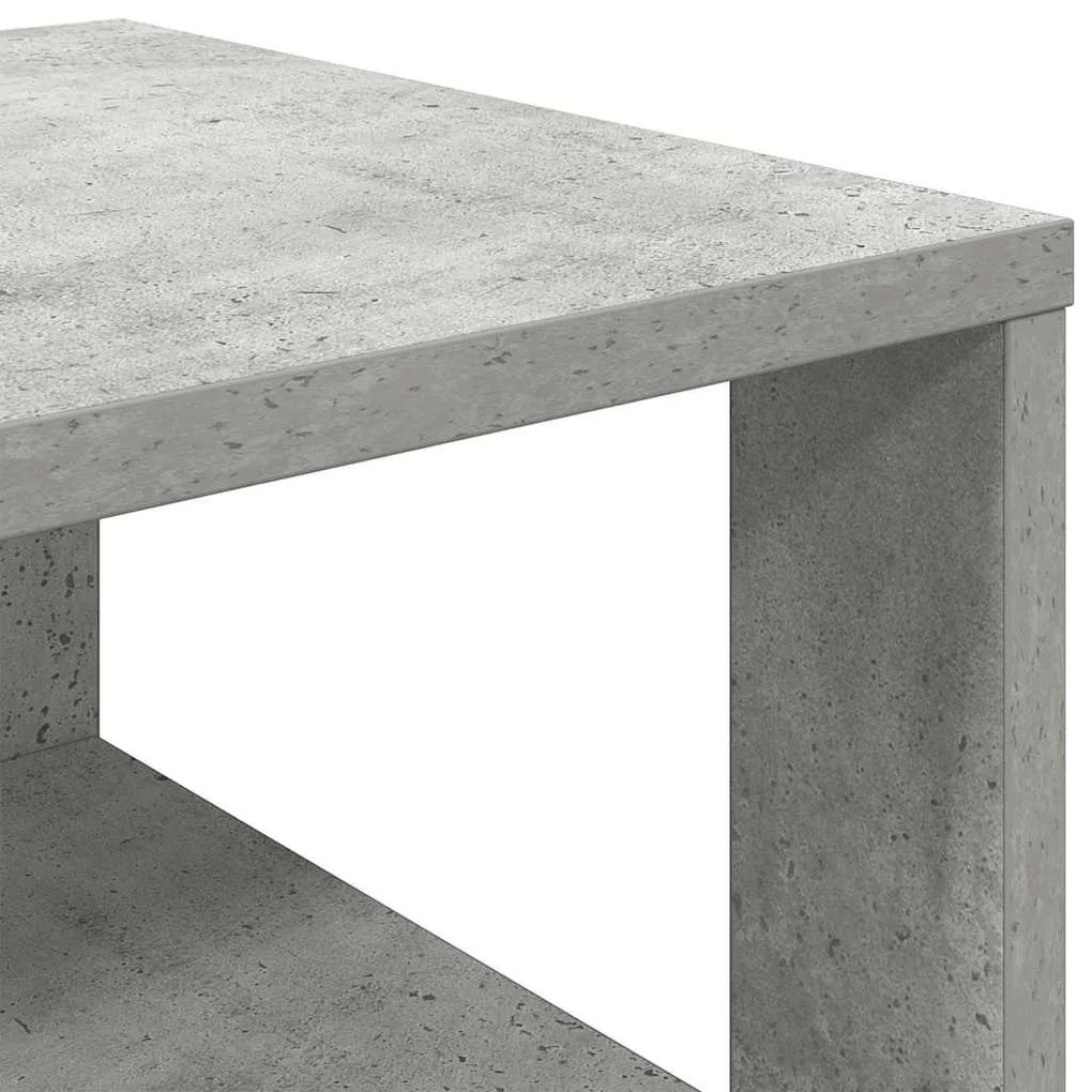 betonszürke szerelt fa cipőtartó 61x32x105 cm