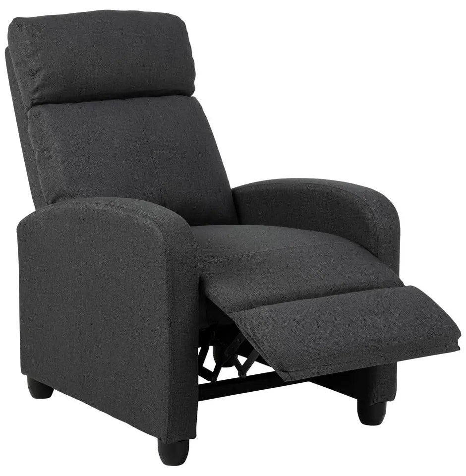 Antracitszürke relaxációs fotel Siom – Actona