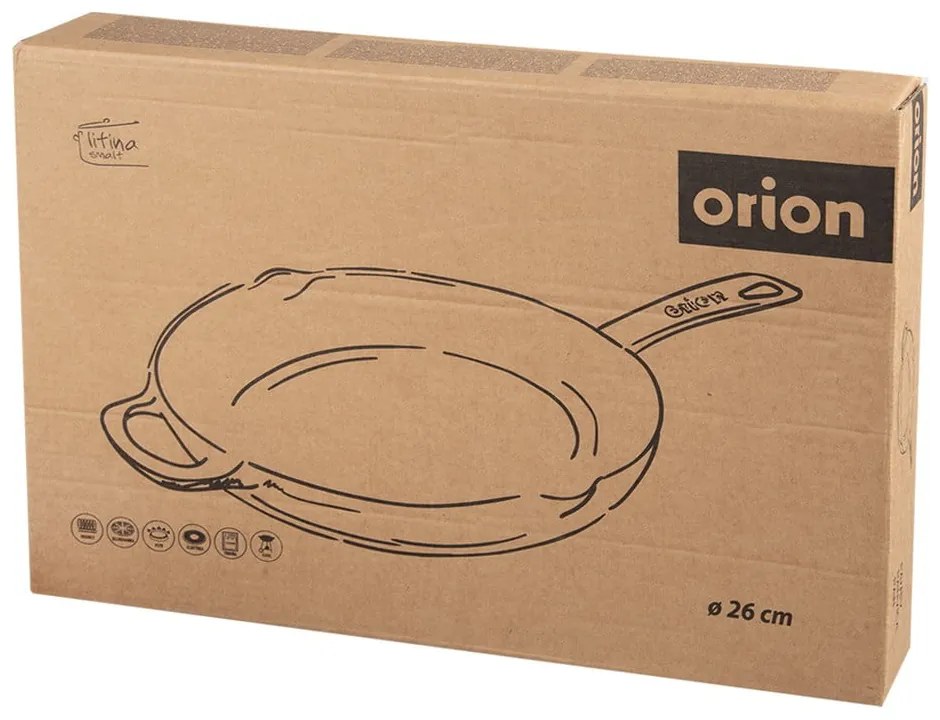 Öntöttvas serpenyő ø 26 cm LITINA SMALT – Orion