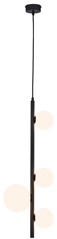 Jupiter 1926 - Csillár zsinóron TAIDA 4xG9/40W/230V fekete