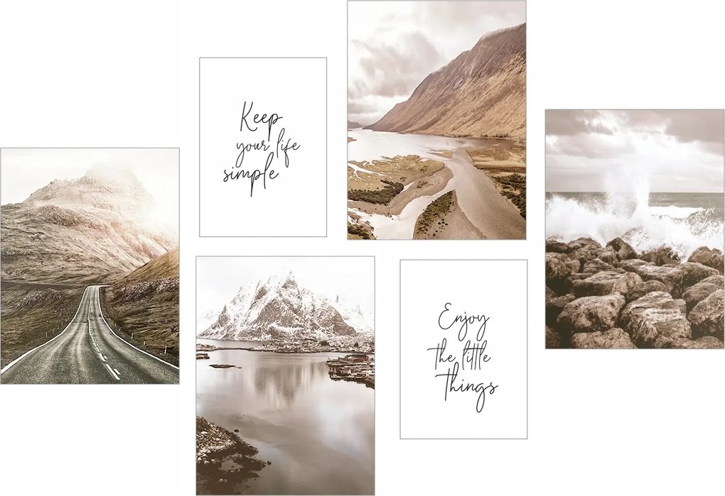 Komplett Galéria 6db-os Poszter Keret Nélkül Kpma 378