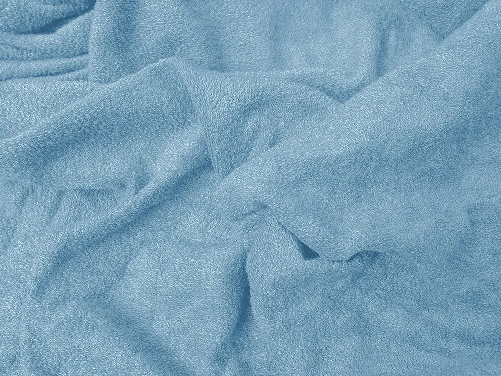 Frottír EXCLUSIVE világoskék lepedő 160x200 cm