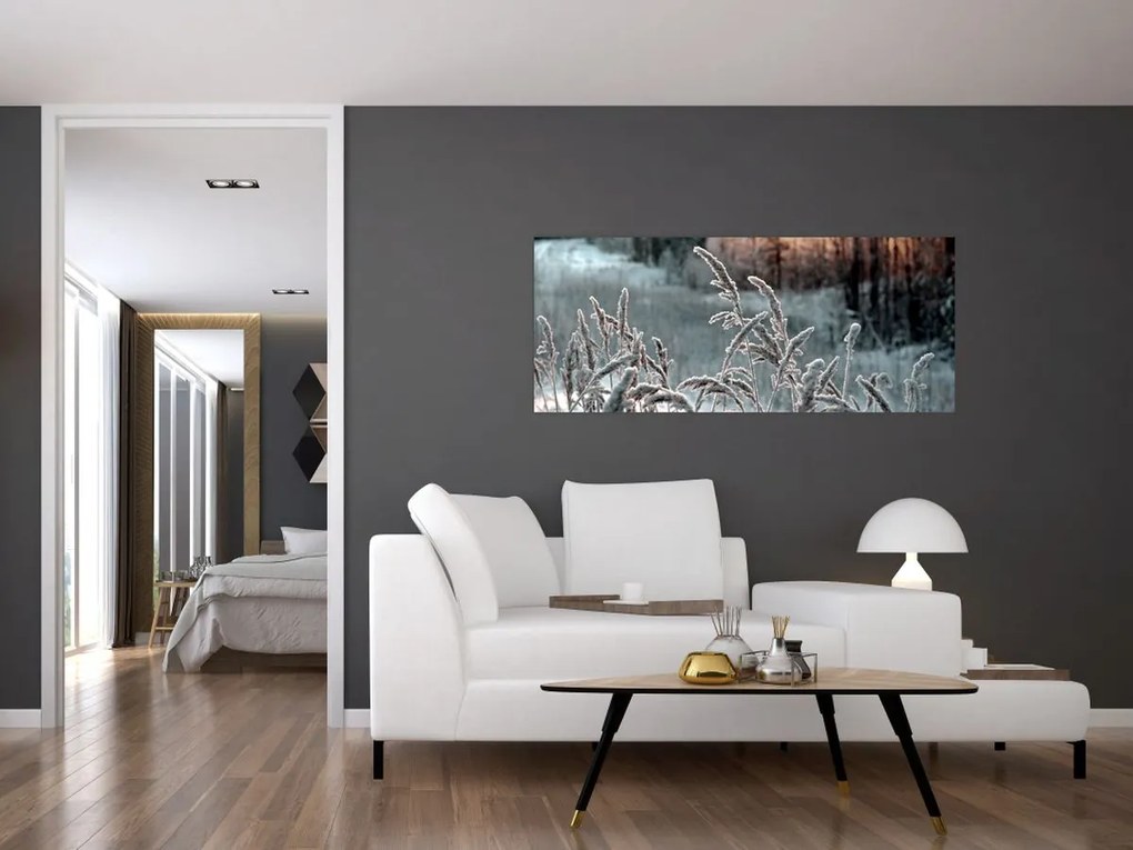 Kép - Fagyott rét (120x50 cm)