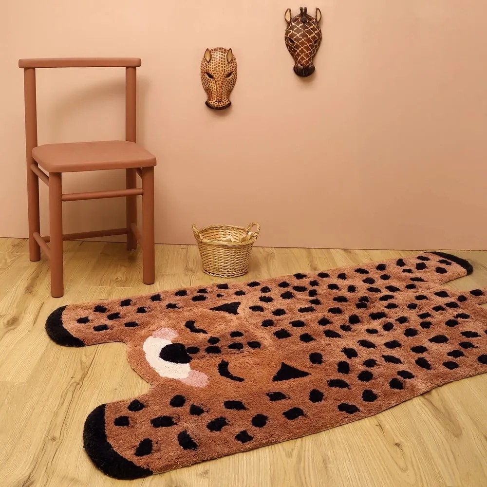 Little Cheetah gyerek pamutszőnyeg, 65 x 125 cm - Nattiot