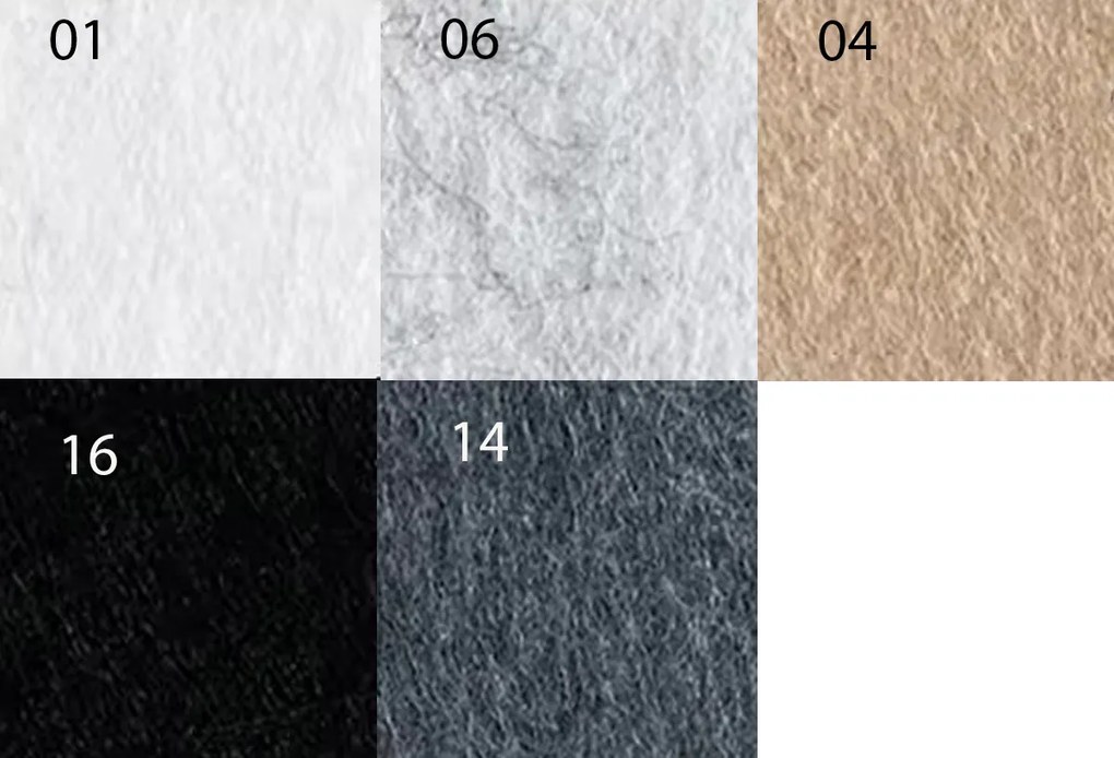 Bilnora extra sűrű Háromszögletű öntapadós hátoldalú filc hangszigetelő Panel 9mm Vastag 50*50 cm - 04 beige , 50x50x0,9cm