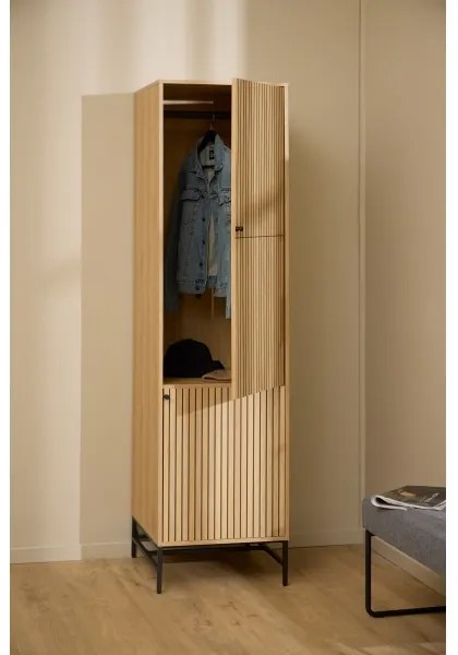 Gardróbszekrény OLIVIA 51x200 cm tölgy