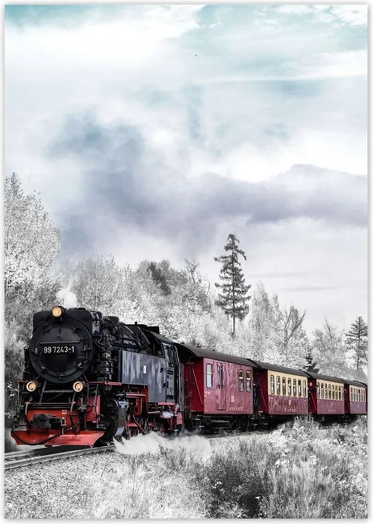 Poszterek A2 Pion Vonat és téli aura