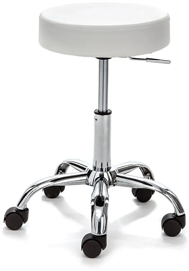 Fehér bőrutánzat irodai szék Tizio – Tomasucci