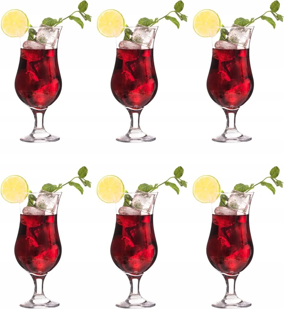 Lav Fiesta Pohár Szett 6 db-os Söröspohár Koktél Szett 460 ml