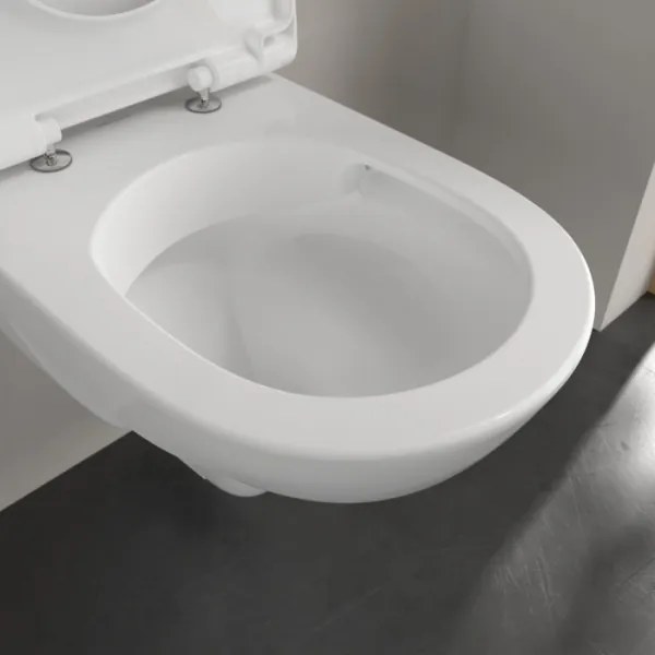 Villeroy & Boch 5688HR01 - Függesztett WC O.NOVO SoftClose ülőkével, kerámia/fehér